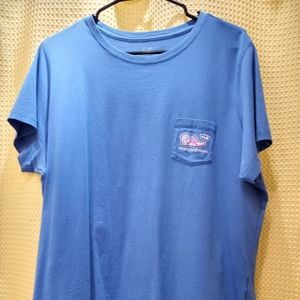 NWOT Women's XL Vineyard Vines Blue Short Sleeve T Shirt